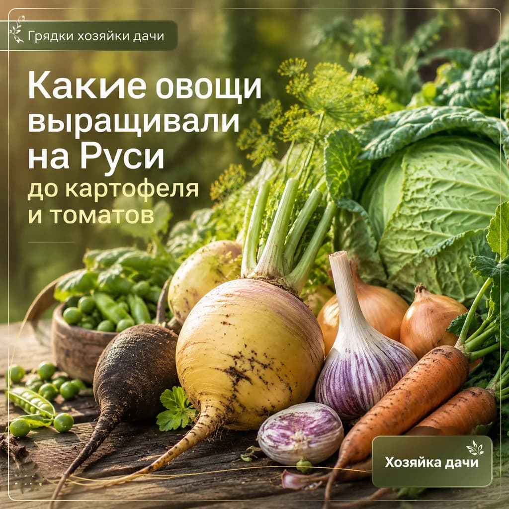 Какие овощи выращивали на Руси до картофеля и томатов
