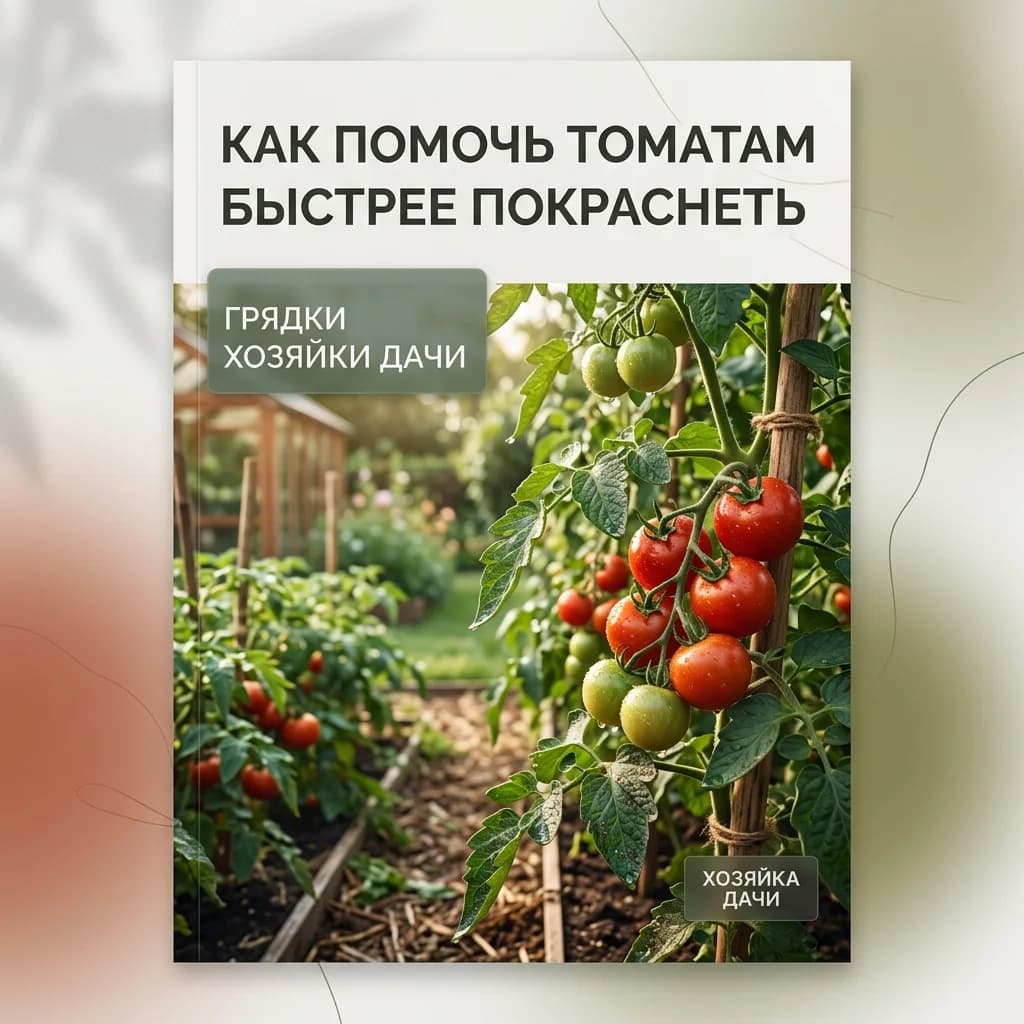 Как помочь томатам быстрее покраснеть